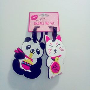 Betsey Johnson Luggage Tag Duo Brand New